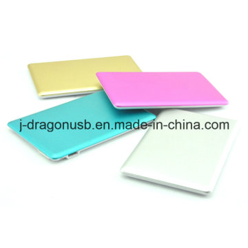 Couleurs diverses Super Thin Card Forme 10400mAh Power Banks Pw017